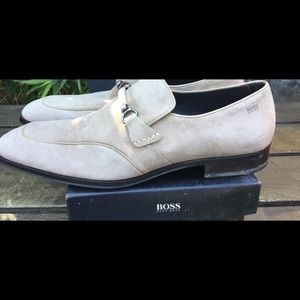 Men’s suede slip on loafers